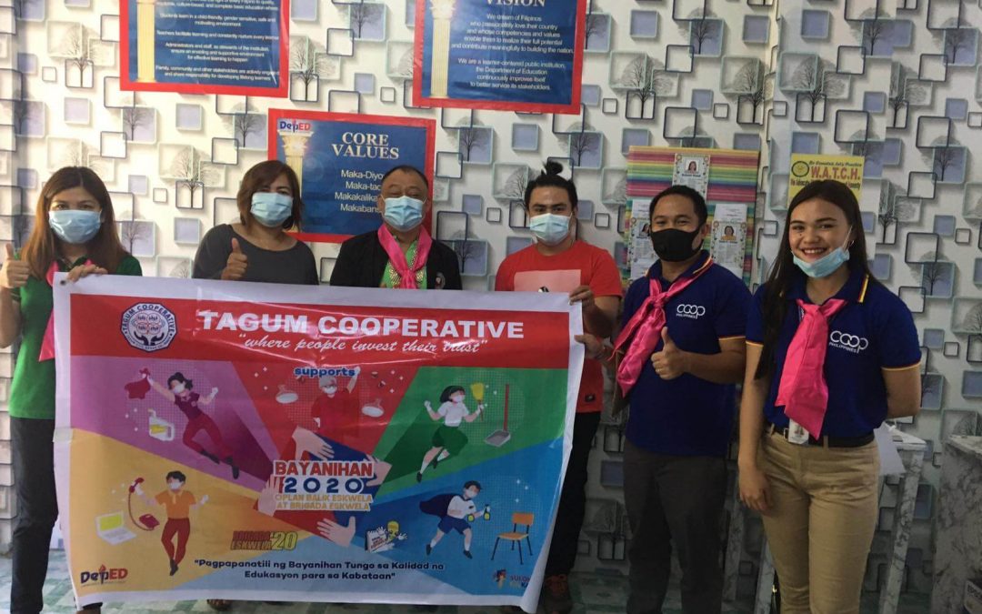 Tagum Coop Strengthens support to DepEd thru Brigada Eskwela