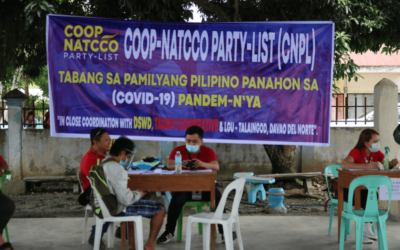 Hundreds of families receive help from COOP NATCCO party-list